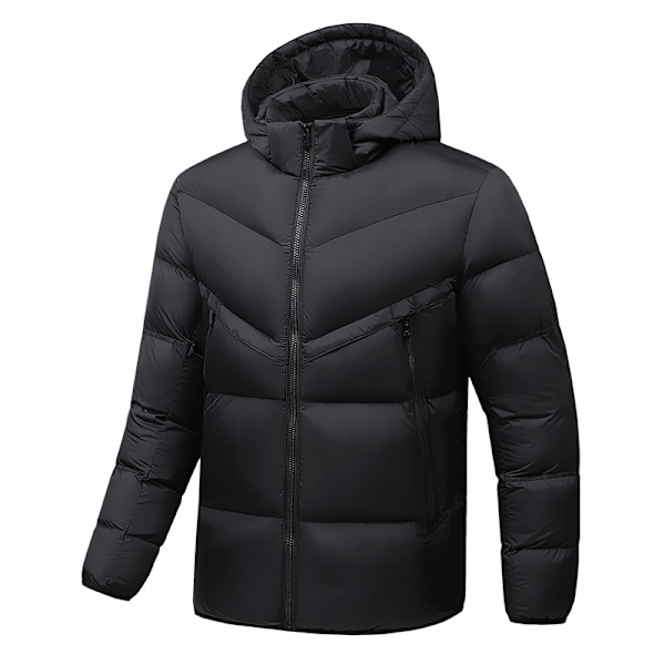 Miesten Napitettava Puffer-Takki black XL