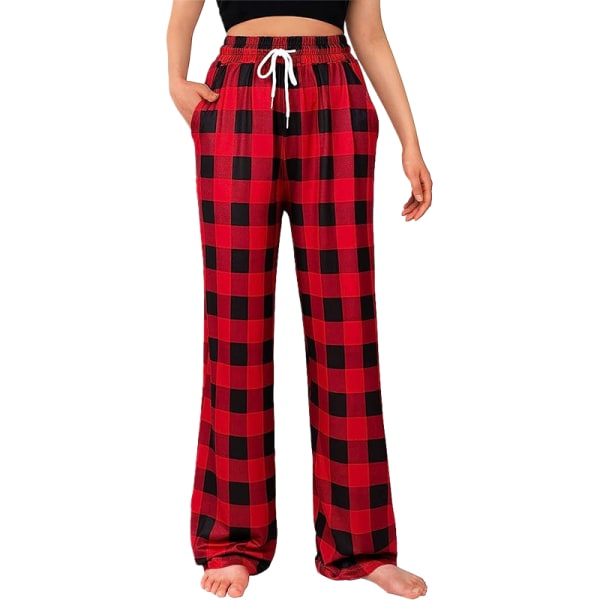 Dam Pyjamasbyxor Sovkläder Buffalo Pläd Pyjamas Red XL