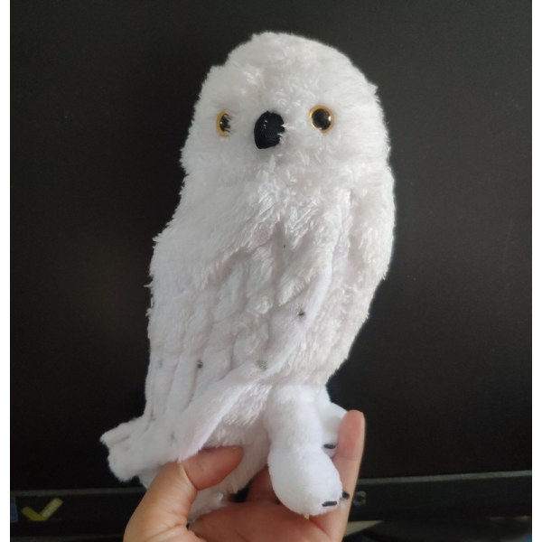 18 cm pöllöpehmolelu, lumipeura, aikuisille ja lapsille