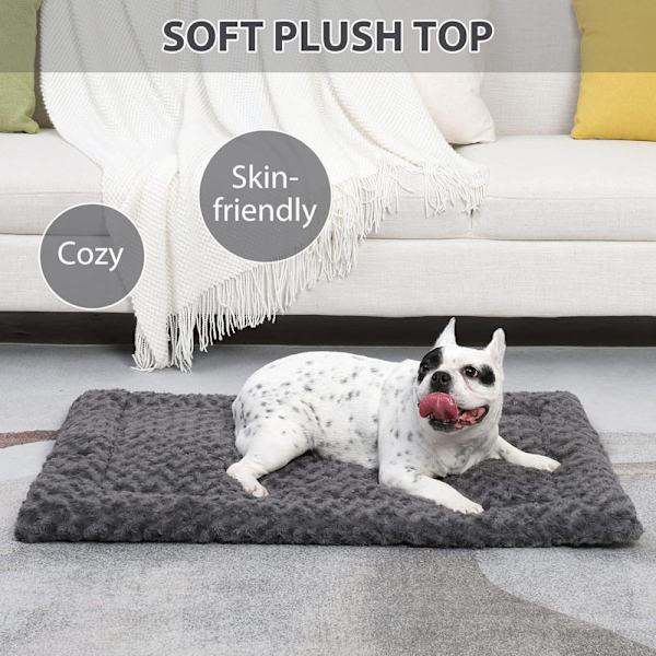 Hundebed for små hunder, vaskbar, myk hundepute, pustende 60*40cm