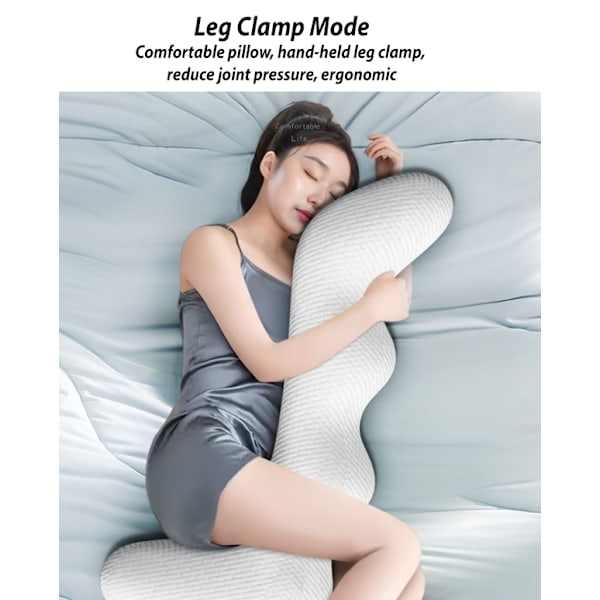 Caterpillar Comfort Kudde, Sidosovare Gravidkudde, Helkroppskuddar för Vuxna
