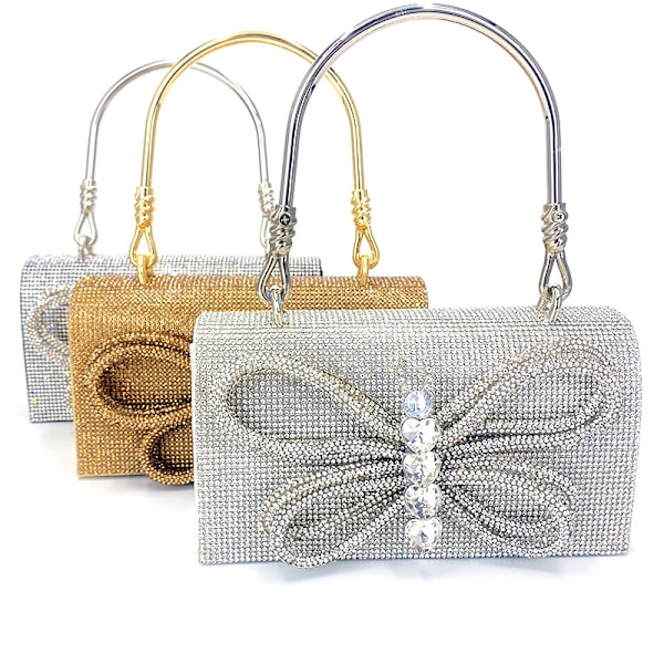 Kvinners Aftenveske Glitter Clutch Penger for Kvinner Aften Bryllup Fest Veske black