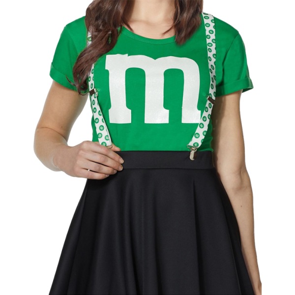 Cheerleader kostymer för kvinnors outfit Finklänning för skoluniform Green L