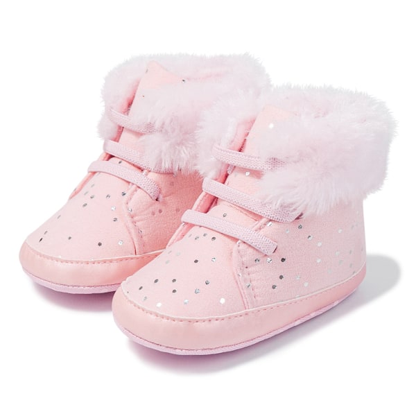 Vauvan talvibootsit, vauvojen tyttöjen ja poikien lumikengät, liukumattomat kylmään säähän pink 13cm