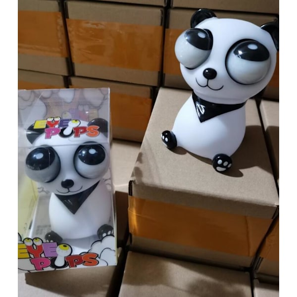 Flippy Frog Squishy Ögon-Poppande, Klämma Fidget Leksak Stressavlastning panda