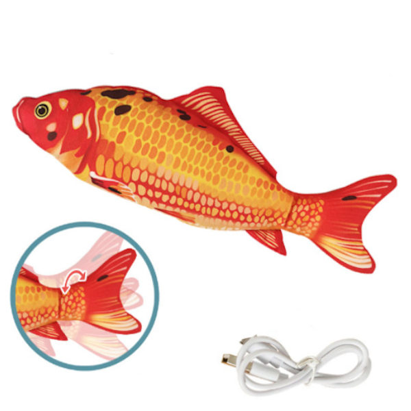 Kissan ja Koiran Leikkikalakalat USB-Lataus Sähköinen Liikkuva Simuloitu Kala fish1