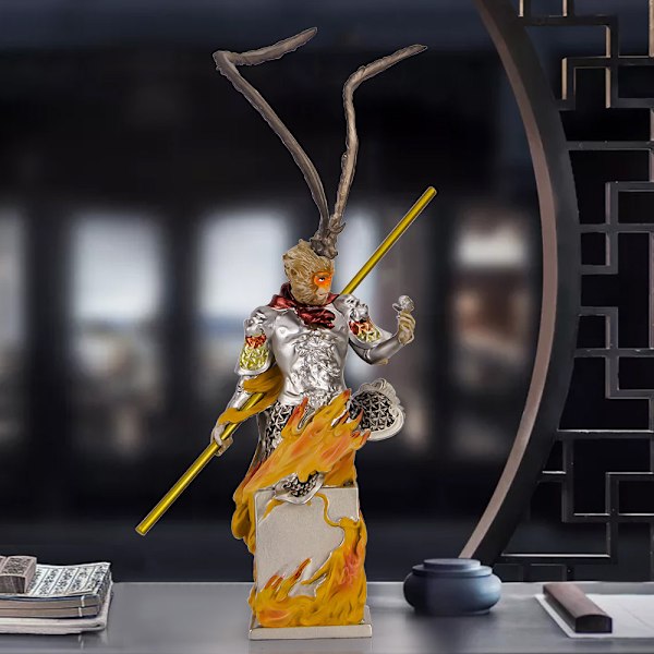 Wukong Figur, Black Myth Wukong Statue, Wukong Action Figur MD-3