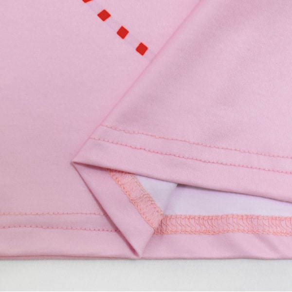 Flickor Rise Röd Kostym för Barn Prinsessan Bridget Rosa Hjärtklänning Cosplay Kläder pink 130