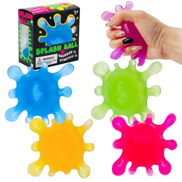 NeeDoh Virus Squishy Legetøj – Langsomt Stigende Stræk Sensorisk Stresslindring i 4 Farver Blue