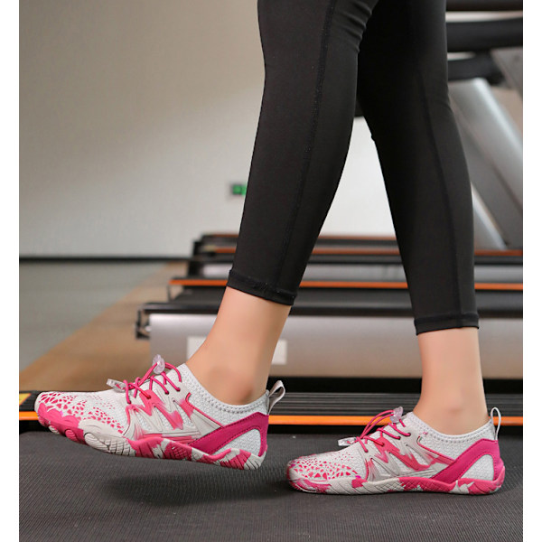 Unisex Vandresko til Mænd og Kvinder - Atletiske Vandsportsko, Barefodssko, Aqua Sko, Svømmesko, Strand Sko Dark Pink 41