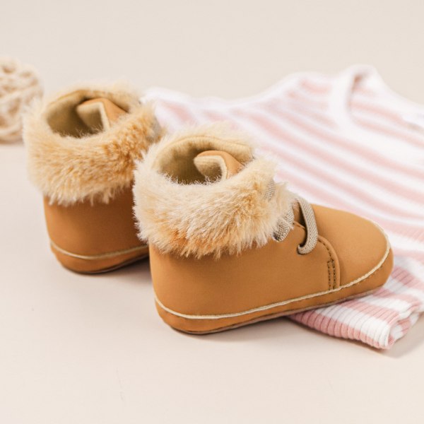 Vauvan talvibootsit, vauvojen tyttöjen ja poikien lumikengät, liukumattomat kylmään säähän brown 13cm