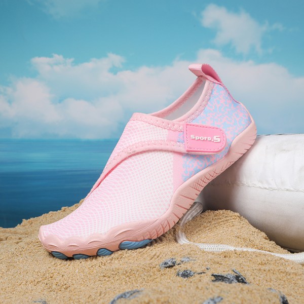 Vattenskor för barn,Lättviktspool simning Beach Sport Aqua Skor Pink 29