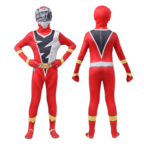Jumpsuit for gutt til cosplay, fancy dress, Halloween, karneval og fest Red 140