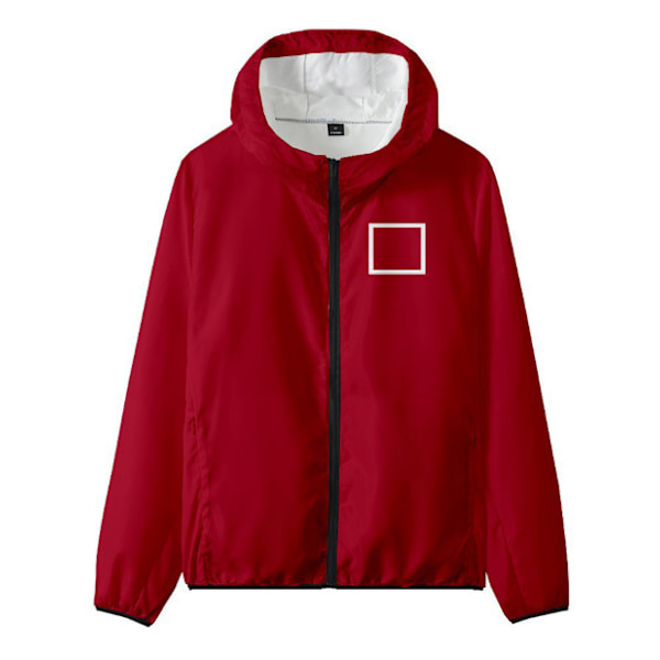 Squid Game 2-spelare Cosplay Kostym Träningsoverall Square windbreaker 4XL