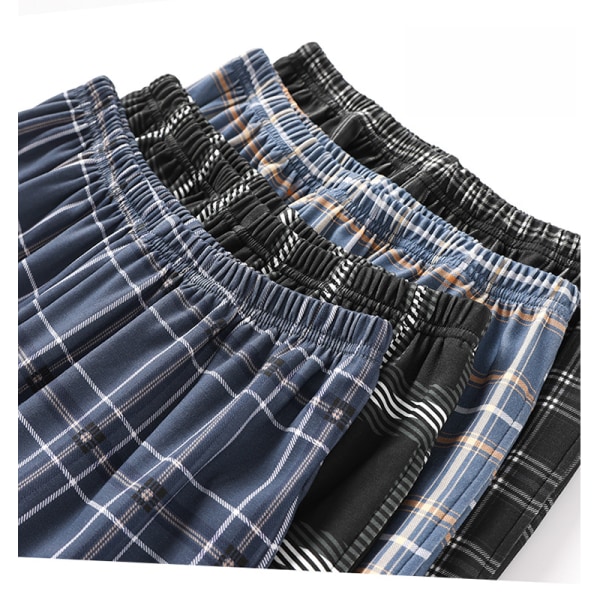 Miesten pyjamahousut, erittäin kevyet, nukkumiseen 7805 2XL