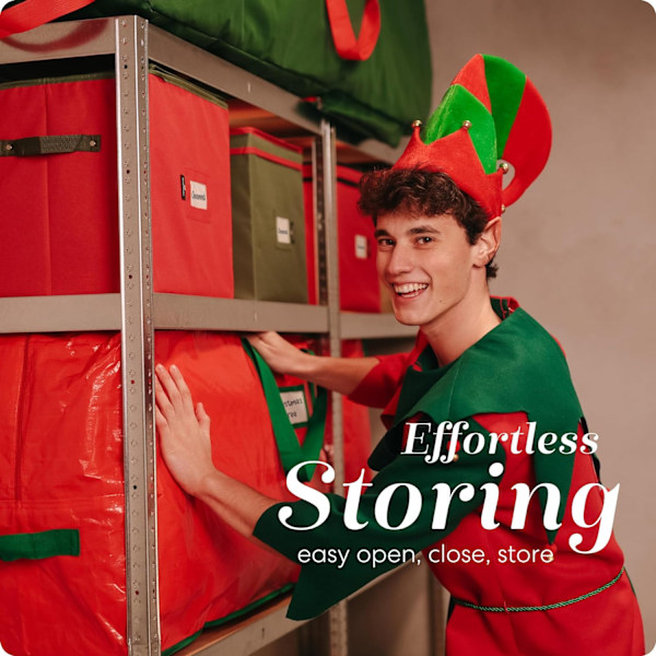 Oppbevaringspose for juletre, Lagrer kunstig juletre, Vanntett materiale 65*15*30inch;48*15