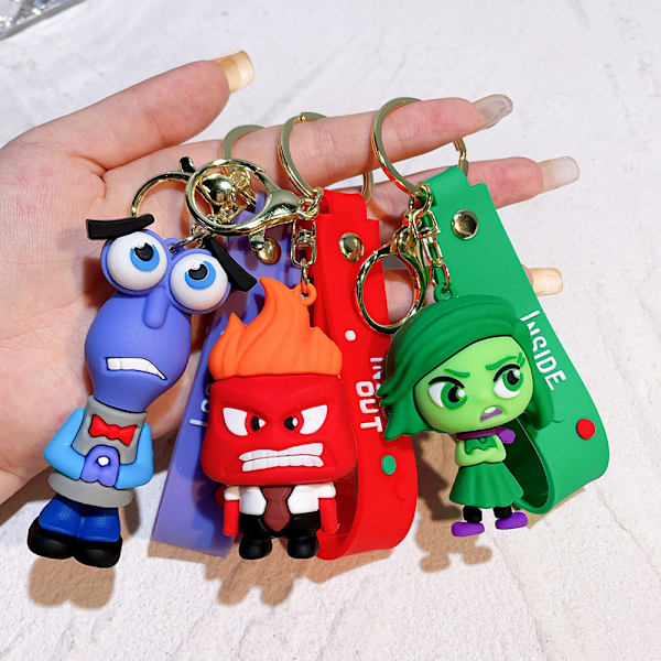 Inside Out 2 Fidget Figur Nyckelring blue