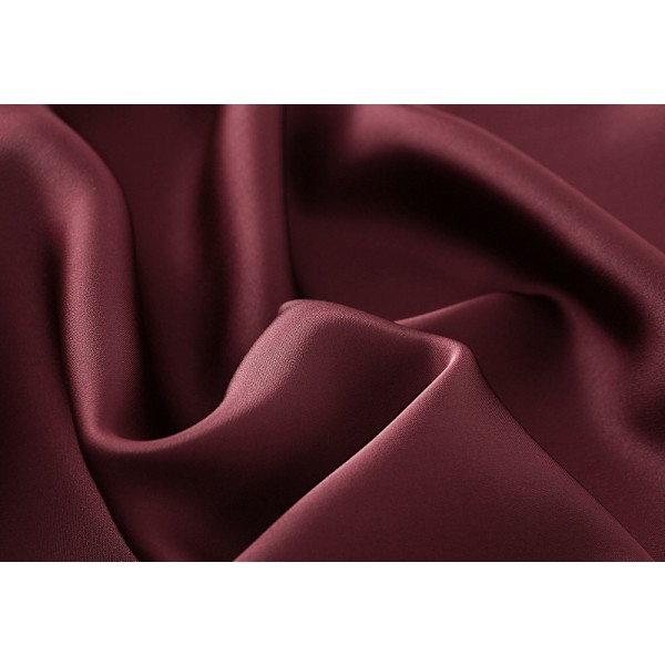 2 stk. Satin skjørt for damer, høyt liv, lange skjørt for kvinner red M