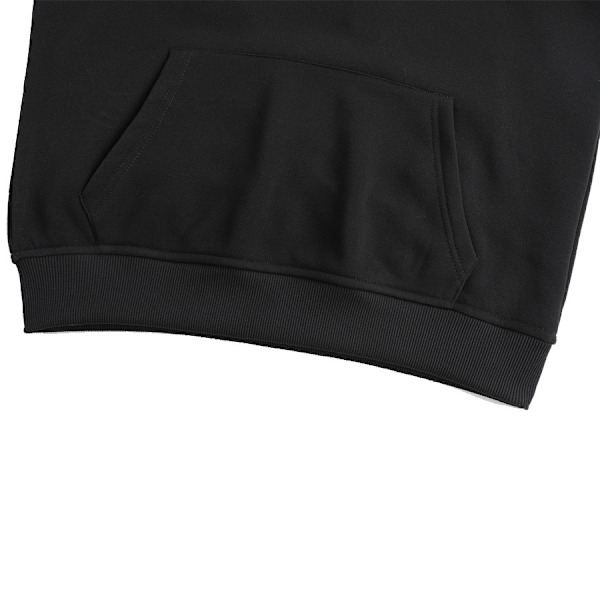 Uppvärmd Hoodie för Unisex, Uppvärmd Tröja för Män och Kvinnor black M