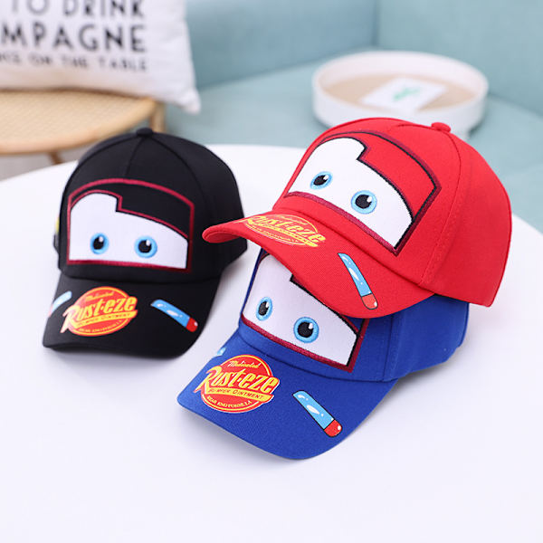 Baby Dreng Pige Baseball Kasket Forår Sommer Pixar Biler Lyn McQueen black