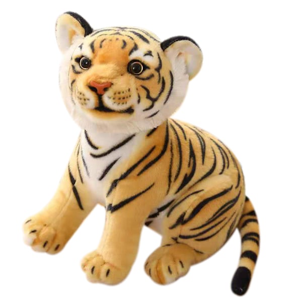 Plush Tiger Kosedyr yellow 29cm