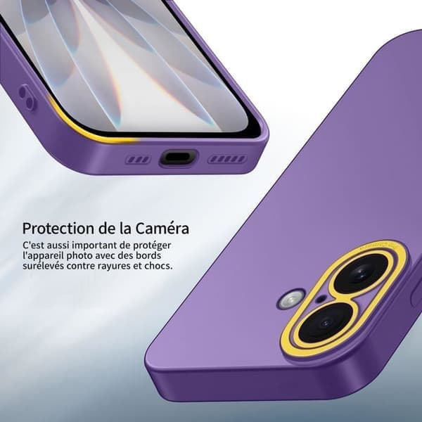 Telefoncover til iPhone 17, Stødsikkert, TPU, Lilla iPhone 17 Voilet