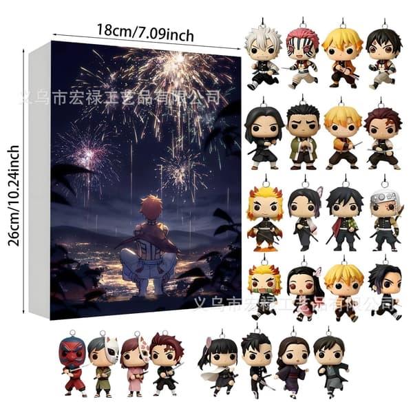Blind Box Samlerlegetøj - Demon Slayer Myste 4 Demon Slayer Myste 4