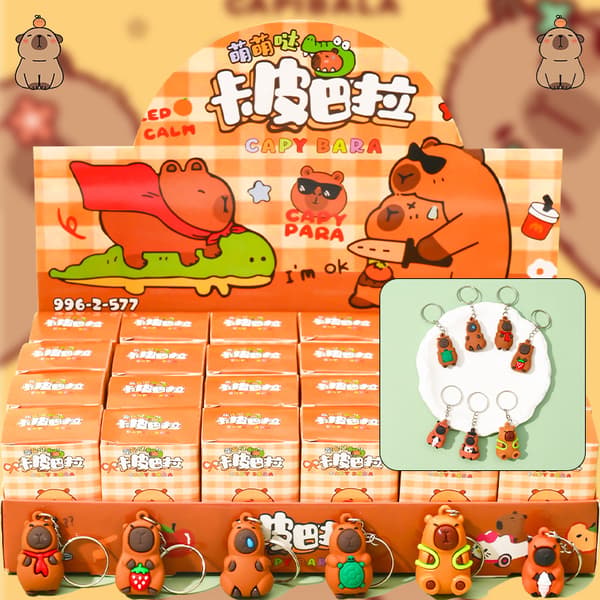Mysteerilaatikko - 24 kpl kapybara-mysteerilaatikko 24 pc Capybara Myst