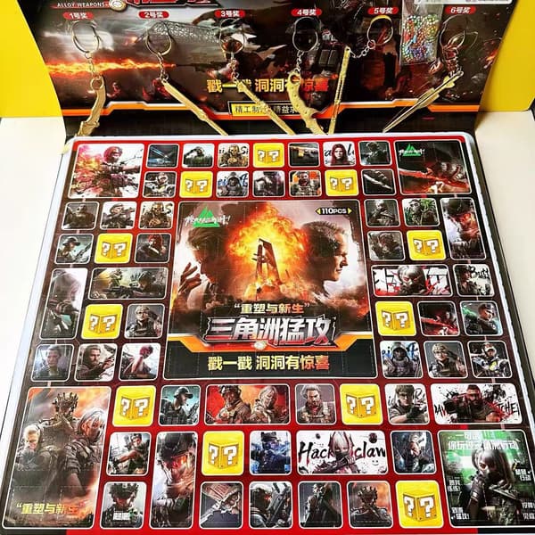 Delta Force Mystery Lucky Draw Box - 110 plasser 6 stk Lar 3 110 Slots 6 pc Lar 3