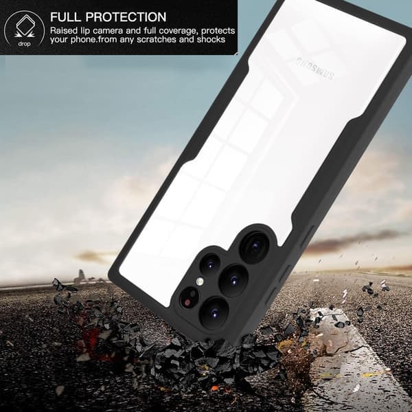 360° TPU-cover til Samsung Sort Samsung Galaxy S21 Ultra, Sort Black
