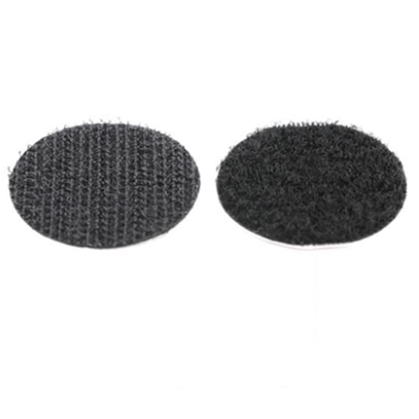 Runde selvklebende borrelåsstropper (1 cm) 500-pakning
