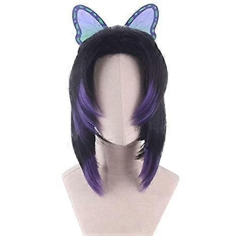 Kimetsu Lovely Demon Slayer Cosplay Kostym Peruk S