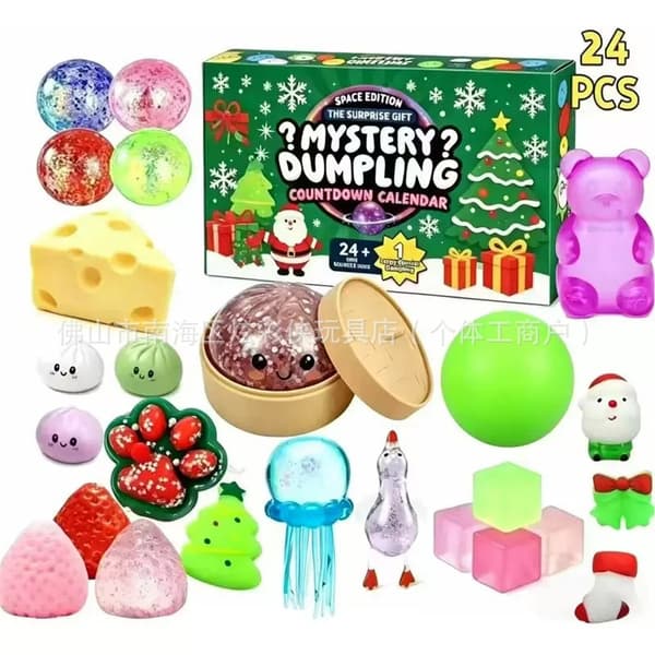 Adventskalender 24 dagar - Bun Squishy Myster 5 Bun Squishy Myster 5
