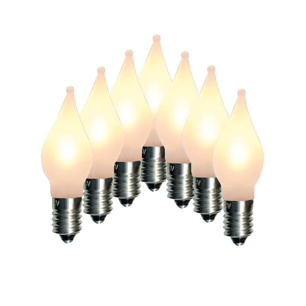 7-pack LED Julgransbelysning, E10 Lamphållare, Universal 10-55V