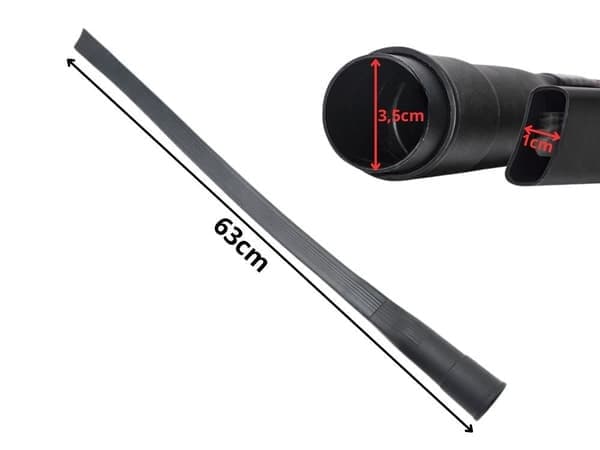 Støvsugermunnstykke 63 cm, fleksibelt fugemunnstykke