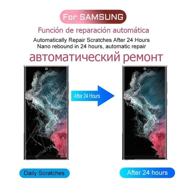 Skjermbeskytter for Galaxy Note10, TPU-hydrogelfilm Galaxy Note10 TPU Hydrogel Film