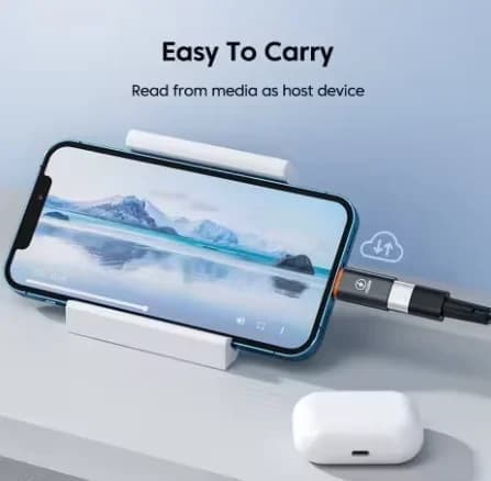 1-4 stk. PD20W USB Type-C til Lightning-ladeadapter, kompatibel med iOS Lightning-hann til Type-C-hunn-konverter, 1 stk. sølv 1Pcs Silver