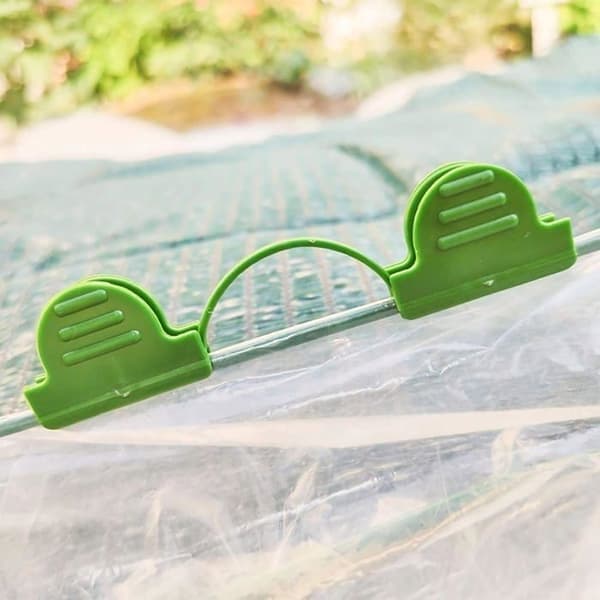 Pakke med 80 plastdrivhuskabelbånd, drivhustilbehør, 0,6 cm