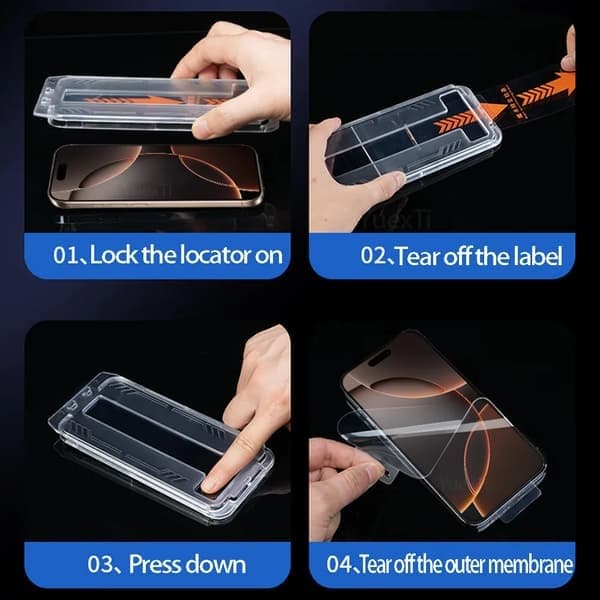 Hærdet glas skærmbeskytter til iPhone 14 Plus, 2 stk. iPhone 14 Plus 2Pcs