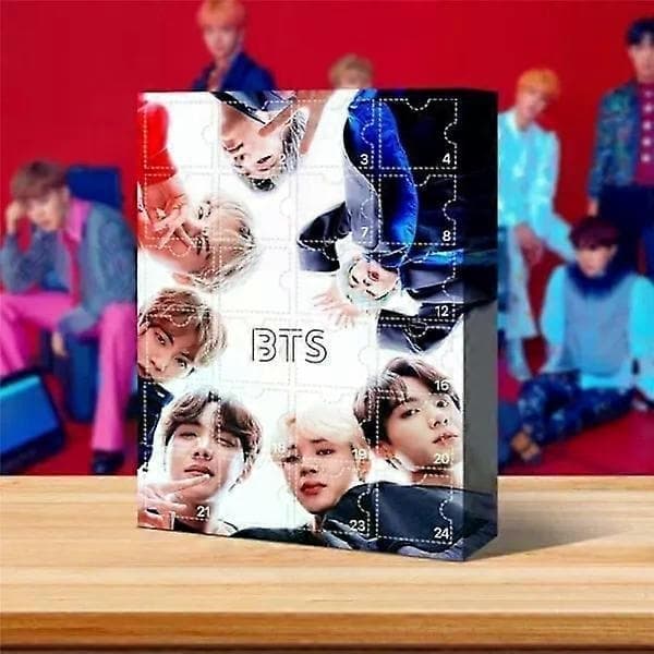 BTS Julekalender 2024, Julekalender for barn Nedtelling til jul 24 dager Blind Box Hjem og samleobjekter for fans