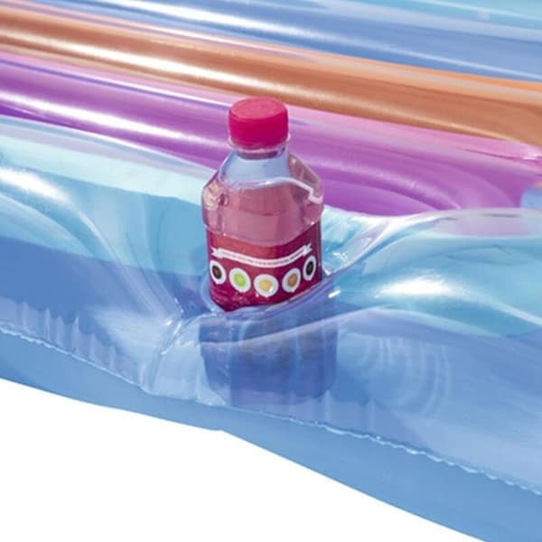 Oppustelig poolmadras. Designet liggestol. 1 stk. i vinyl. 16 x 184 cm