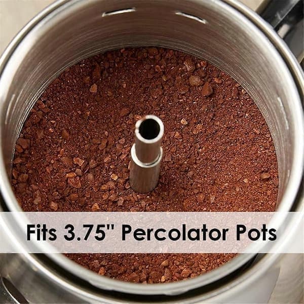 Perkolator kaffefiltre, 300 stk 9,5 cm skivekaffefiltre for perkolator, ublekede engangs perkolatorfiltre