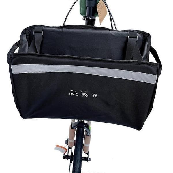 For Brompton/Birdy sammenleggbar sykkel frontveske kurv sykkelhode grønnsakskurv sykkeltilbehør