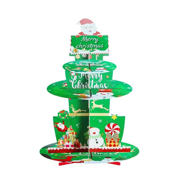 Julefest Dekoration Hængende Rekvisit - Kagetopper Sæt Cake Topper Set