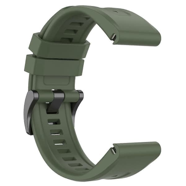 Garmin Fenix 7X -kellon ranneke, monivärinen, tummanvihreä Multicolor Dark Green