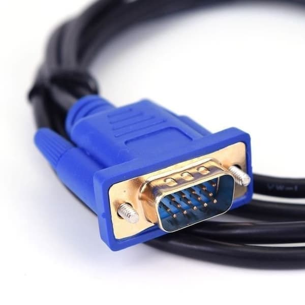 HDMI han til VGA han videokonverteringsadapterkabel til DVD HDTV 1080P PC, 1,8M