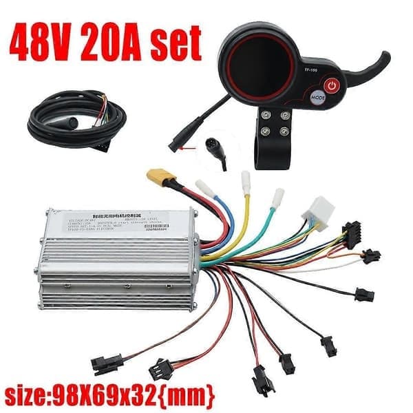 48V 20A Elscooter Kontrollpanel Kit med TF-100 Display Scooter för Elscooter P