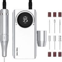 Professionel neglefil, 35000 RPM med 6 bits til manicure og pedicure