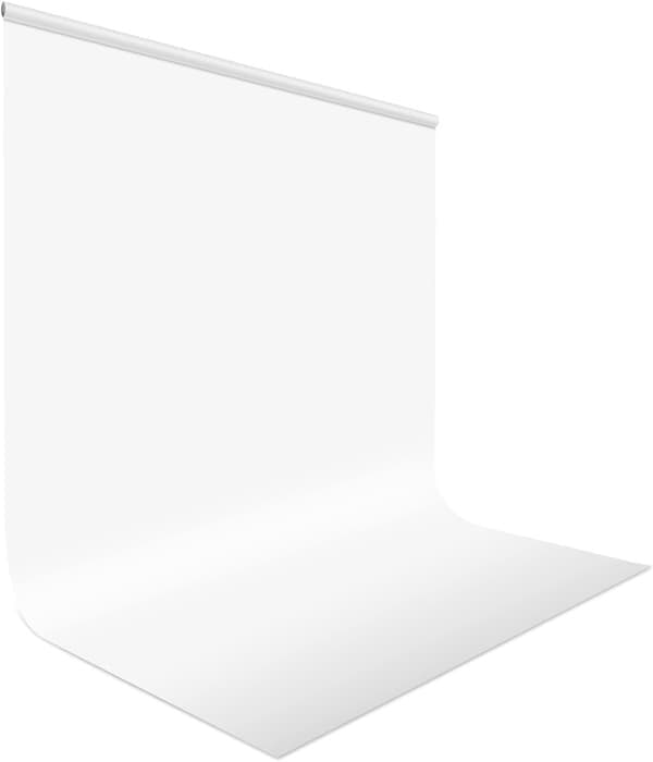 Hvit bakgrunn, 1,6x2 M sammenleggbar vaskbar slitesterk profesjonell studiobakgrunn