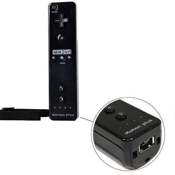 2-i-1 fjernkontroll og Nunchuck spillkontroller for Nintendo Wii-konsoll Joystick Joyp